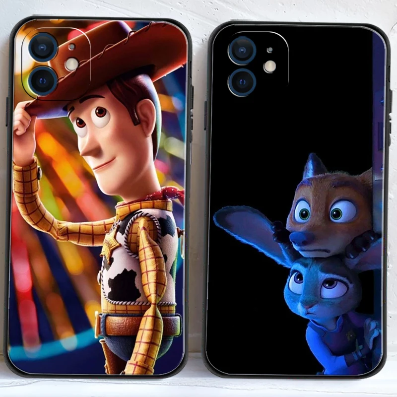 

Disney Cartoon Phone Cases For iPhone 11 12 Pro MAX 6S 7 8 Plus XS MAX 12 13 Mini X XR SE 2020 Back Cover Coque Funda Carcasa