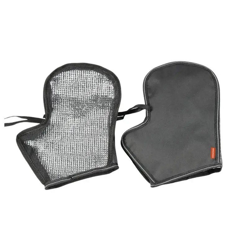 

Motorcycle Summer Sun Protection Gloves Waterproof Oxford Handlebar Muffs 3D Mesh Gloves Bottom & Side Airy Mesh