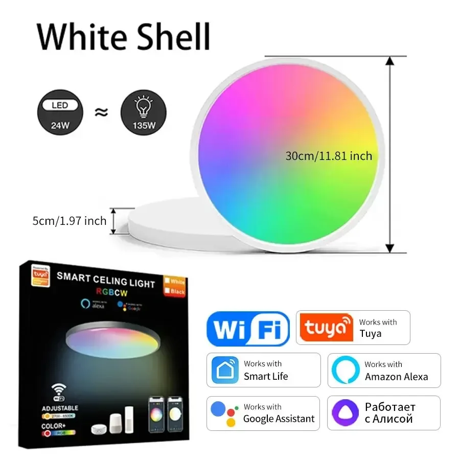 

RGB Светодиодный Потолочный Светильник GGBEE 220В