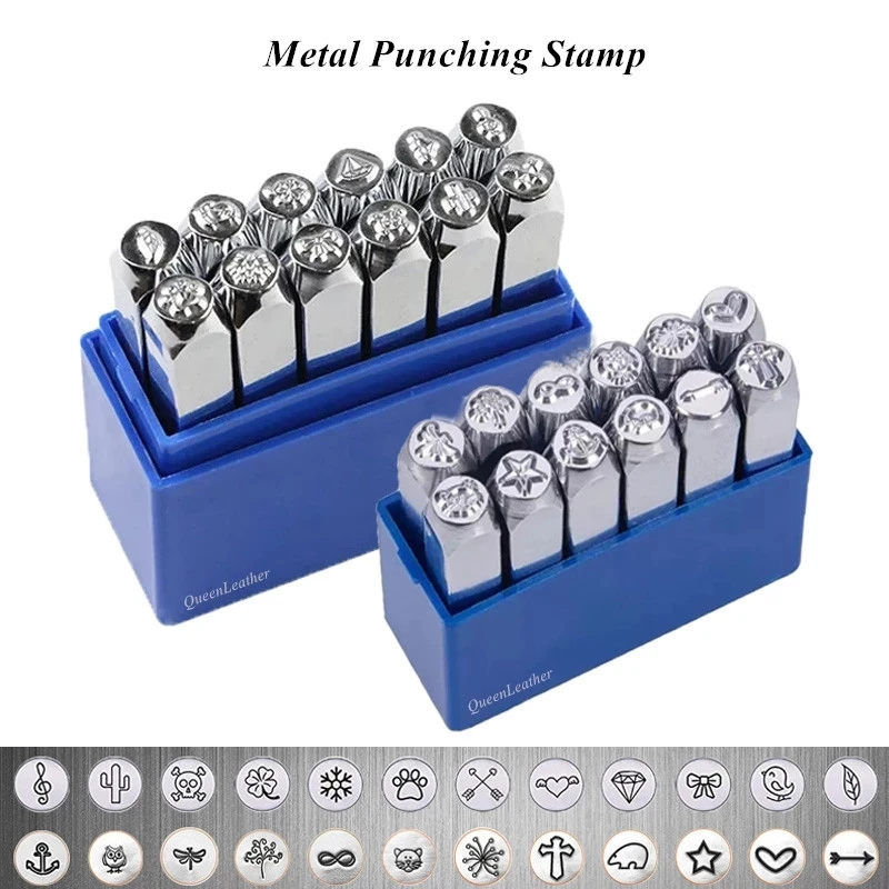 

Logo Metal Stamping Tool DIY Craft Stamping Punch Jewelry Leather Wood Copper Stamper Punching Tools 6mm Size Carving