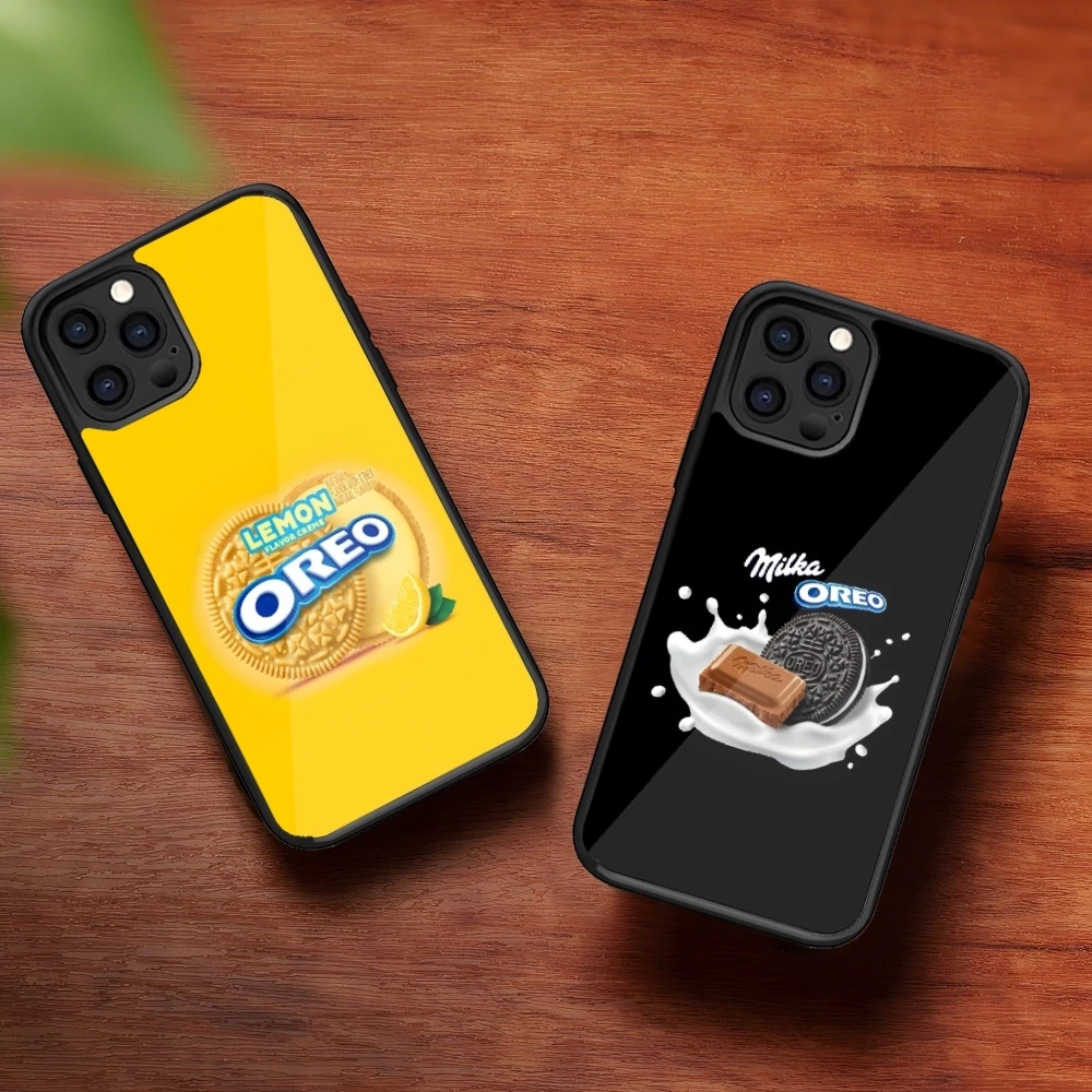 Чехол для телефона OREO Milk Chocolate Iphone 16 15 14 13 Pro Max 12 11 Mini 7 8 Plus Se Xr X Xs Fundas Shell PC+TPU Cover
