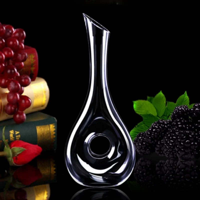 

1000ml Abstract Snail Shape Decanter Fashion Popular Wine Pot Separator Family Bar Holiday Gift Handmade Wine Bottle
