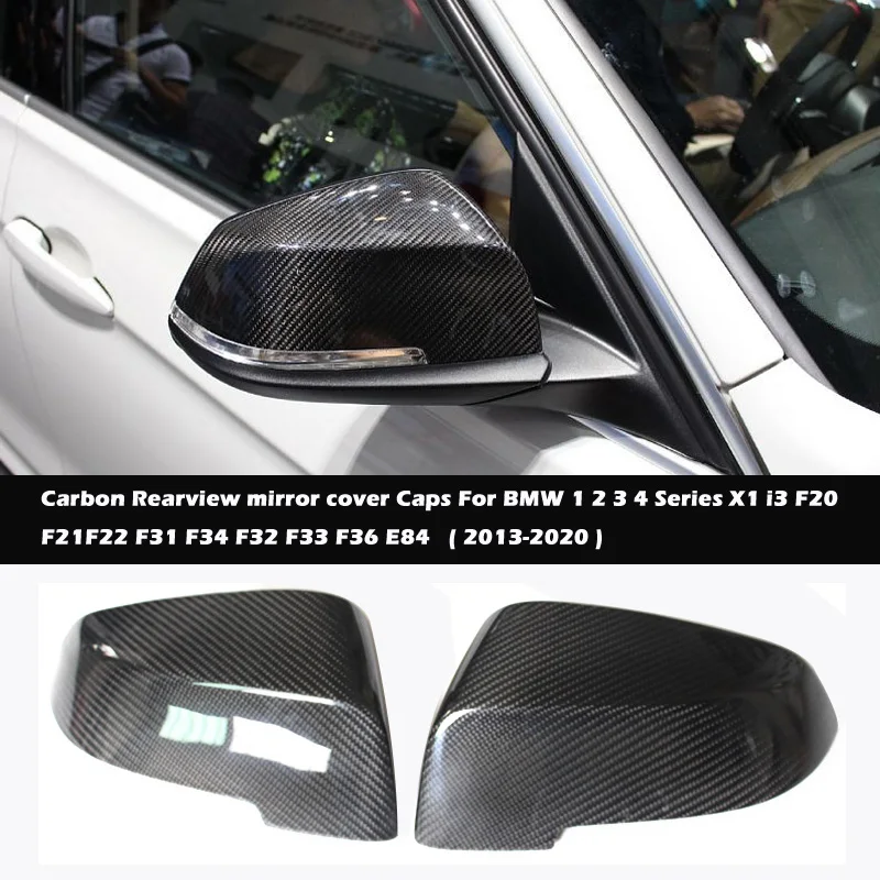 

Колпачки для автомобильных зеркал заднего вида, карбоновые крышки для BMW 1 2 3 4 серии X1 F20 F21 F22 F23 F87(M2) F30 F31 F34 F32 F33 F36 E84(LCI)