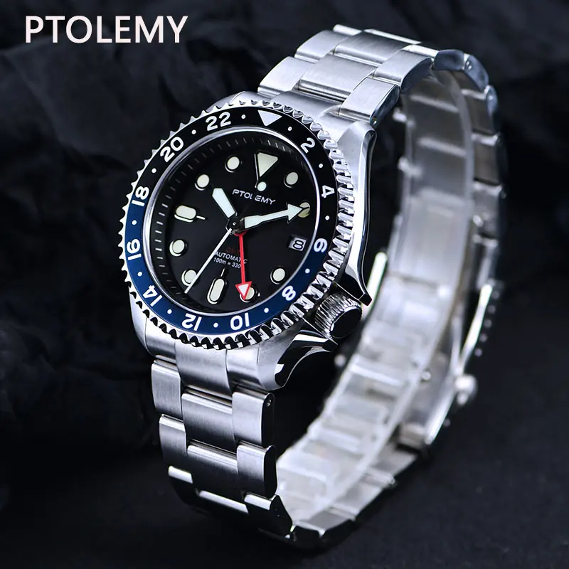Мужские автоматические механические часы PTOLEMY NH34 цвет в ассортименте