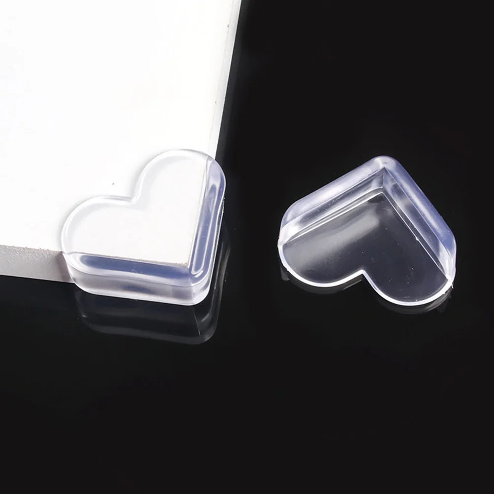 

8 pcs Kids Corner Protectors Plastic Safety Soft Heart Shape Corner Cover for Baby Children