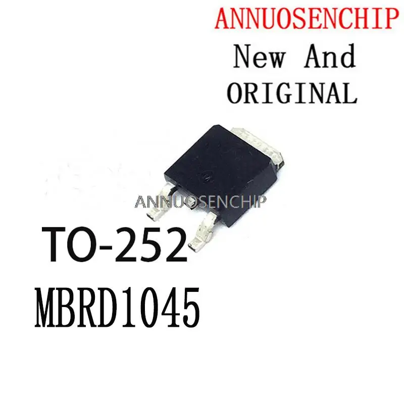 10 шт., новые и оригинальные пятна MBRD1045T4G MBRD1045CT B1045G TO-252
