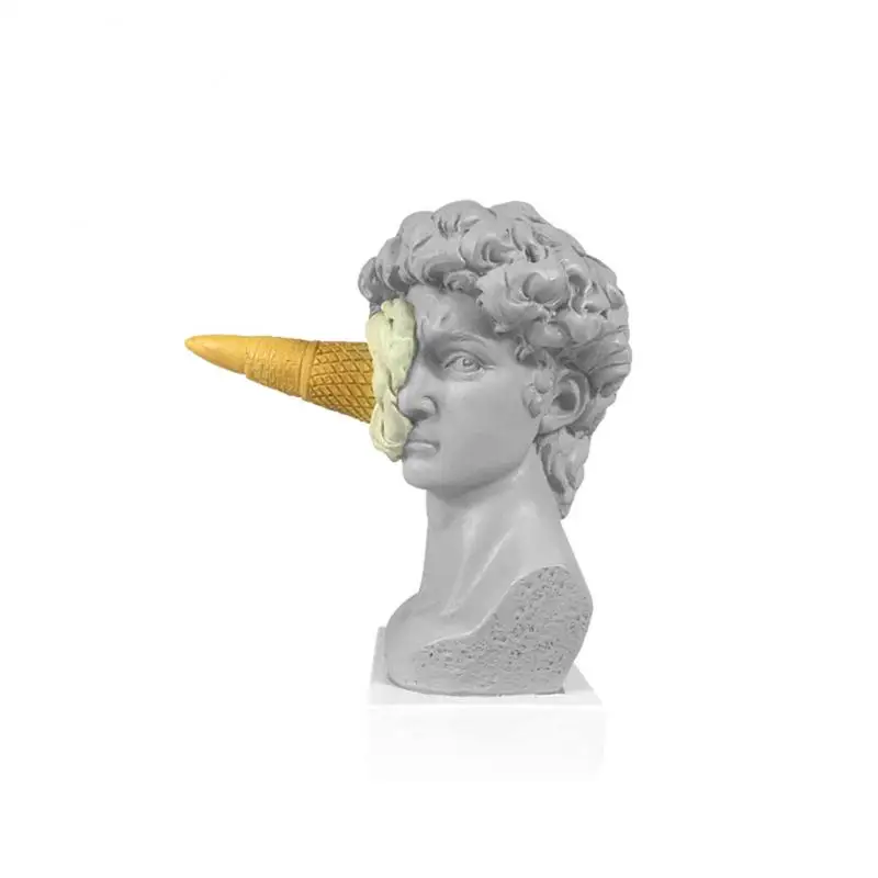 Современная Скандинавская фигурка с орнаментом статуэтка мороженого Давида