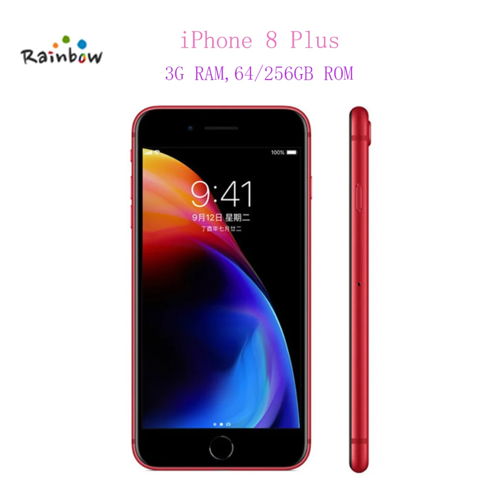 Оригинальный Apple iPhone 8 Plus экран 5 дюйма шестиядерный камера 12 МП и 7 мп 2691 мАч iOS LTE