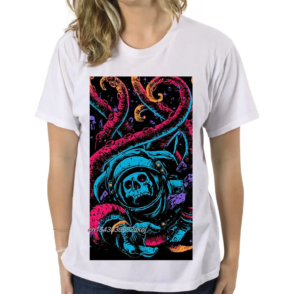 

Lost T Shirt Astronaut Space Skull Horror Carbine Fantasy Travel Humor Planet Spaceman