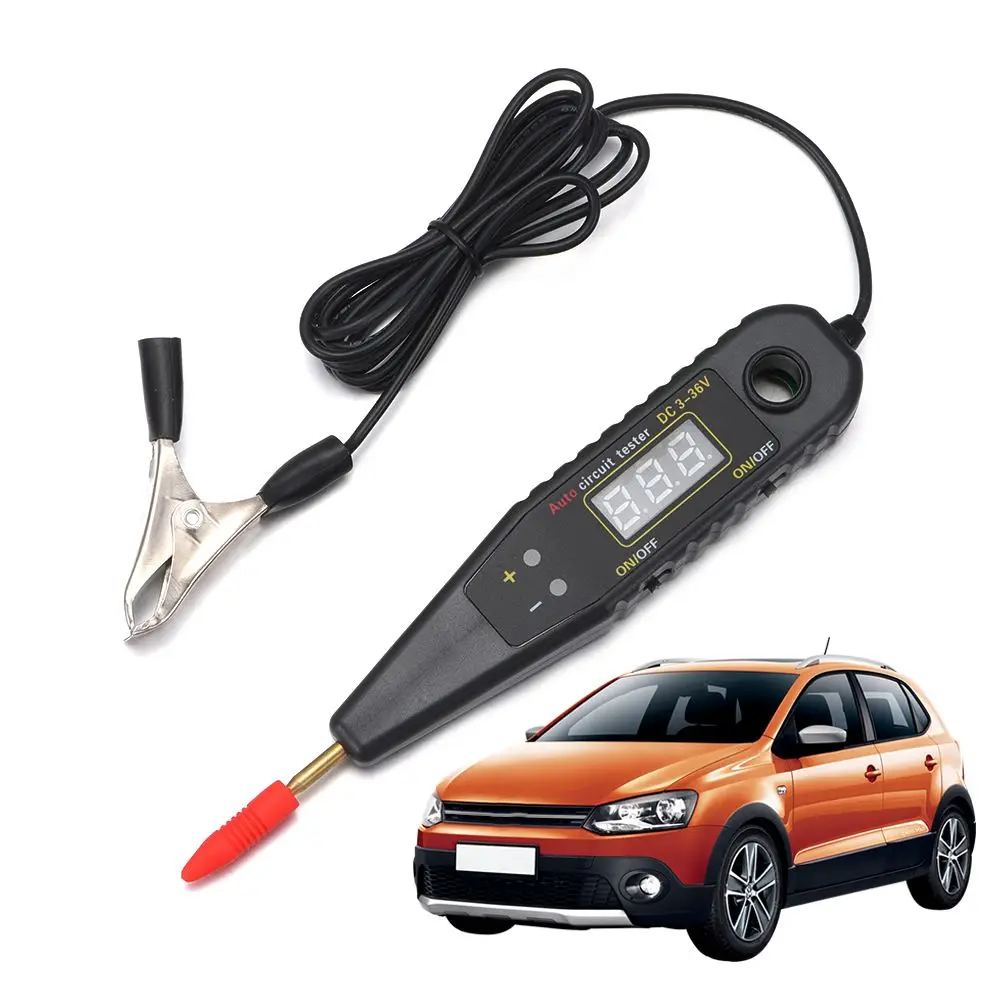 

Auto Circuit Tester DC3-36V Vehicle Pulse Sensor Signal LED Light Testing Pen Probe Car Power Voltmeter Diagnostic Tools