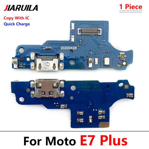 For Motorola Moto G10 G20 G30 G50 G60 G100 E6 E7 Plus G8 Play G9 Plus Power USB Charging Connector Port Board Flex Replacement