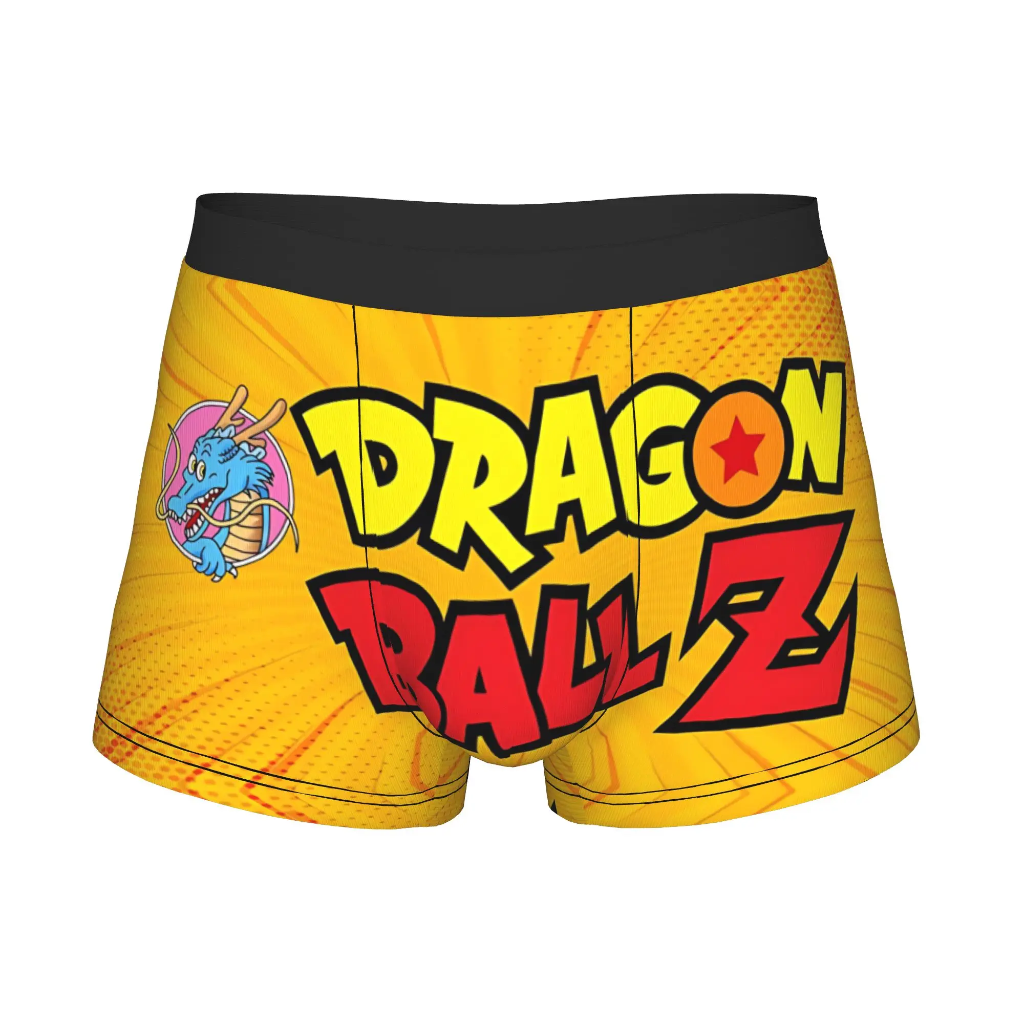 Фото Модные боксеры в стиле манги Dragon Ball, мужские трусы с принтом, шорты-боксеры, нижнее белье для мужчин №3