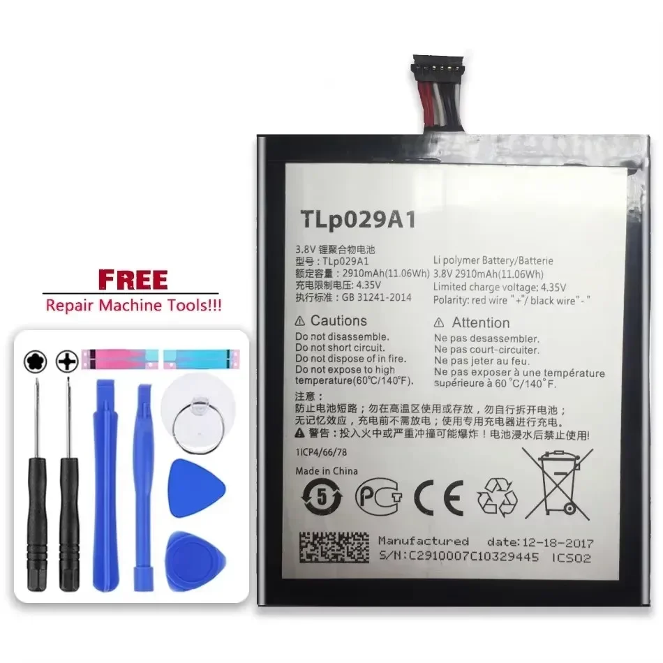 Аккумулятор мобильного телефона для Alcatel OneTouch Pop 3 5 &quotOT-5025 OT-5025D TLP029A1 2910 мАч