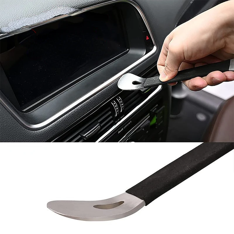 Stainless Steel Trim Removal Tool Two-End Trim  Level Pry  Interior Door Panel Audio Terminal Fastener Remover Automotive Tools