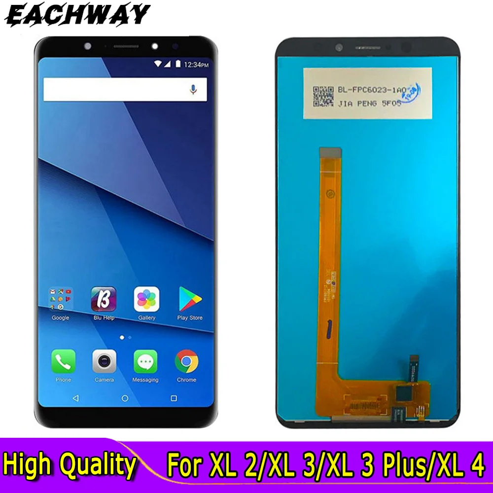 ЖК-дисплей для Vivo XL3 V0250WW, дисплей с сенсорным экраном и дигитайзером для Blu Vivo XL3 Plus, сменный ЖК-дисплей для Vivo XL 4 XL3 Plus ЖК-дисплей для Vivo XL3 V0250WW, дисплей с сенсорным экраном и дигитайзером для Blu Vivo XL3 Plus, сменный ЖК-дисплей для Vivo XL 4 XL3 Plus