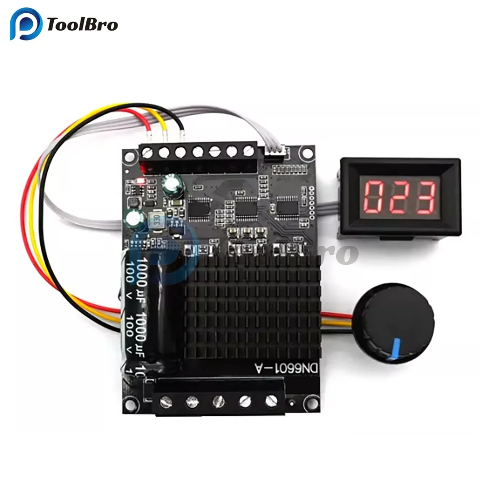 

Цифровой 3-фазный бесщеточный контроллер скорости двигателя DC Brushless Motor Speed Controller