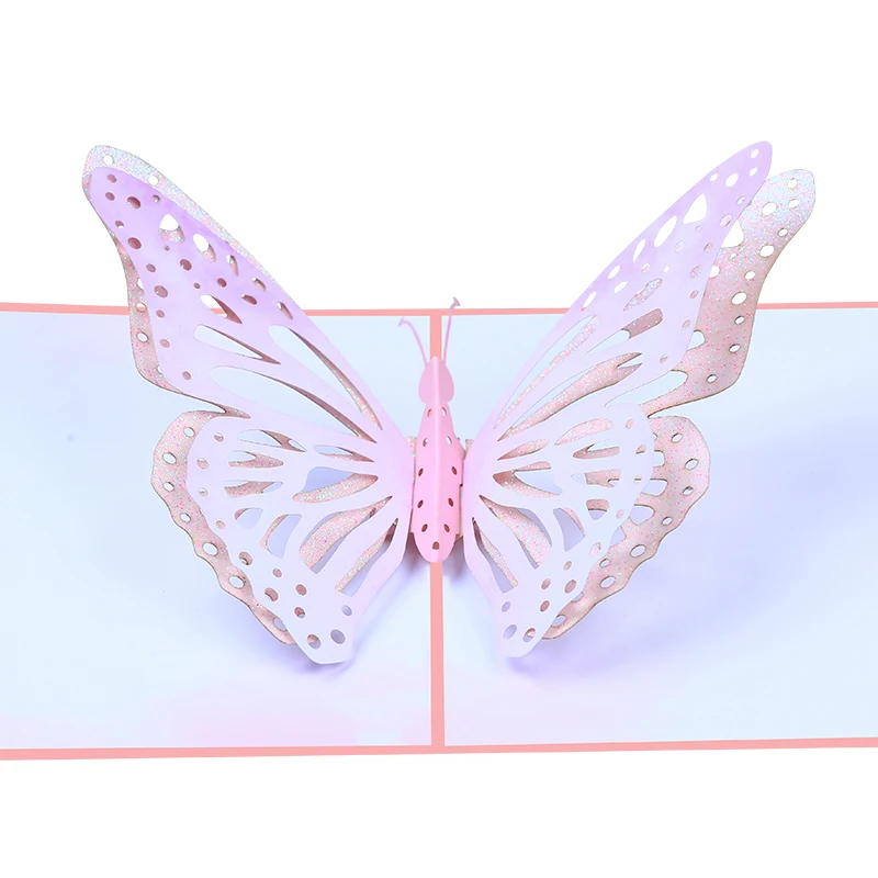 

Новый дизайн, роскошная поздравительная 3D открытка с бабочкой, открытка для любого случая