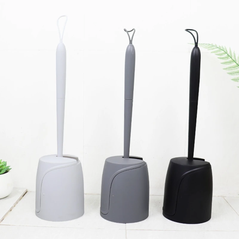 

Набор щеток для туалета, силиконовые, без мертвых углов, с мягкой щетиной, с длинной ручкой, чистящая щетка для туалета