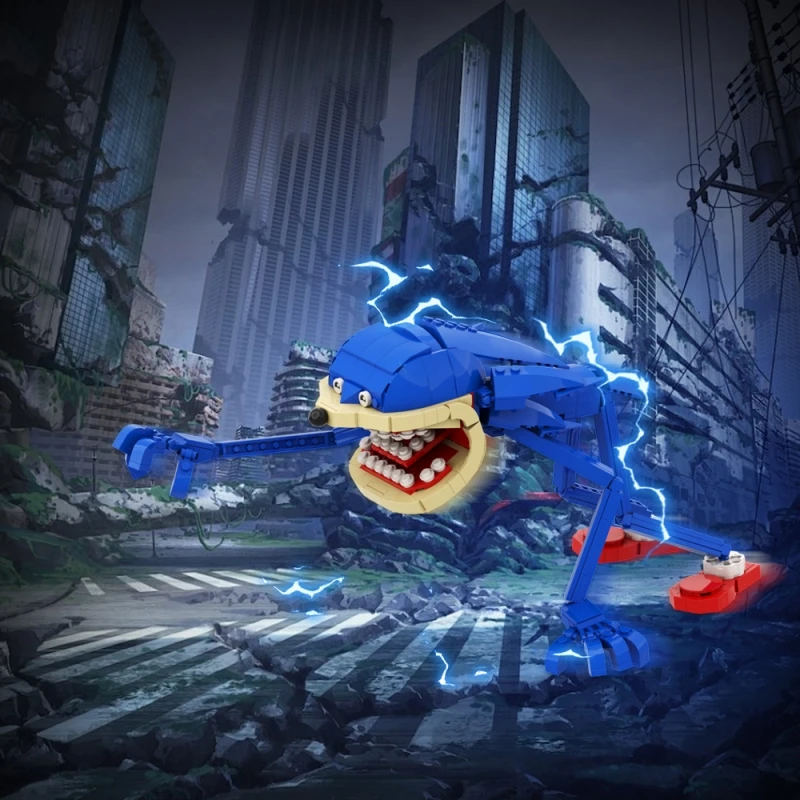 Moc мультфильм фильм строительные блоки игрушечные игры аниме фигурка звуковой