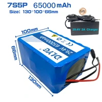 24v 65ah 350w 29 4v 7s5p rechargeable li ion battery pack for wheelchair electric bike high power with bms 29 4v 2a charger