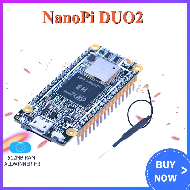 NanoPi DUO2 512M DDR3 Allwinner H3 Cortex-A7 WiFi Bluetooth модуль UbuntuCore IoT приложения