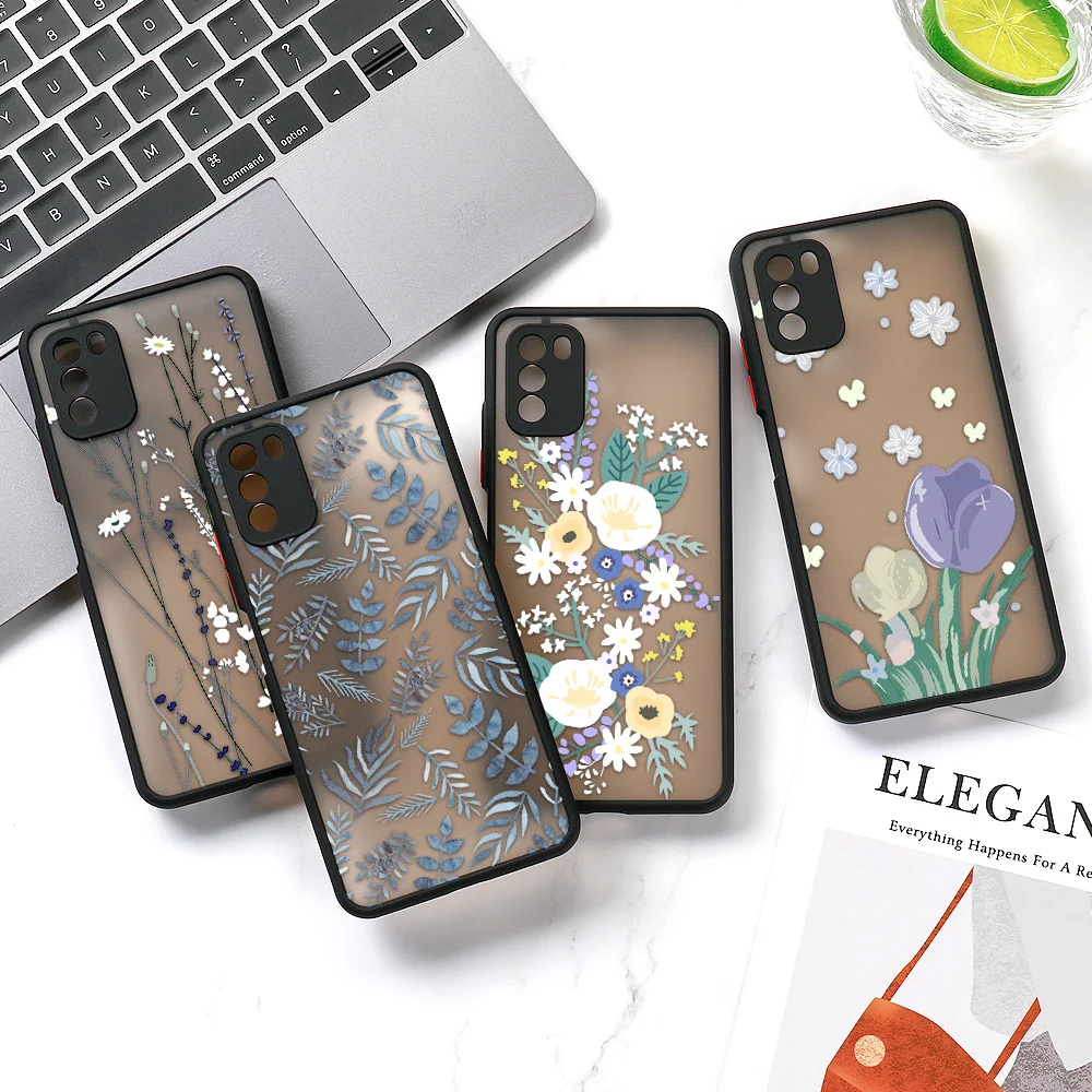 For Xiaomi Mi 11 Lite Case Mi 12 Case Flower Funda Redmi Note 11 11T Capa Redmi Note 10 Pro 8 9 Poco F3 X3 M4 X4 X5 Pro F4 Cover