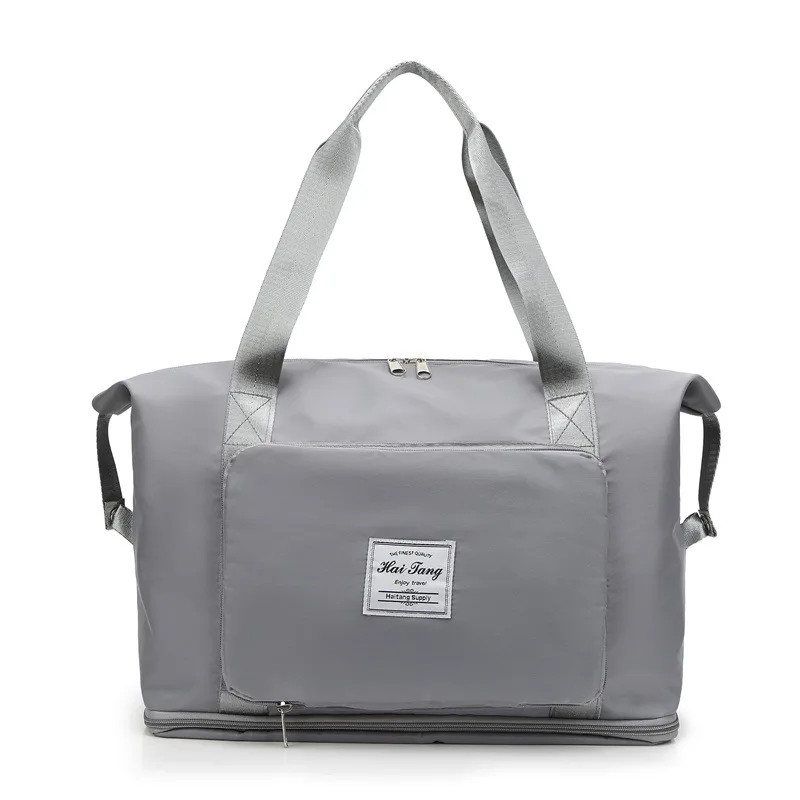 Women Men Foldable Large Capacity Gym Bag Dry Wet  Shoulder Bags Duffel Handbag Waterproof Expandable Travel Sports Yoga Tote