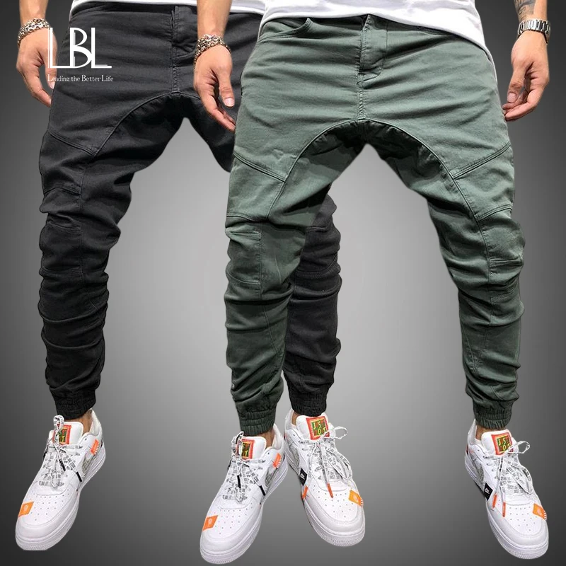 

Новинка, мужские военные армейские тренировочные брюки, весенне-летние штаны для бега, мужские однотонные брюки-карго, Повседневные Удобные эластичные спортивные штаны