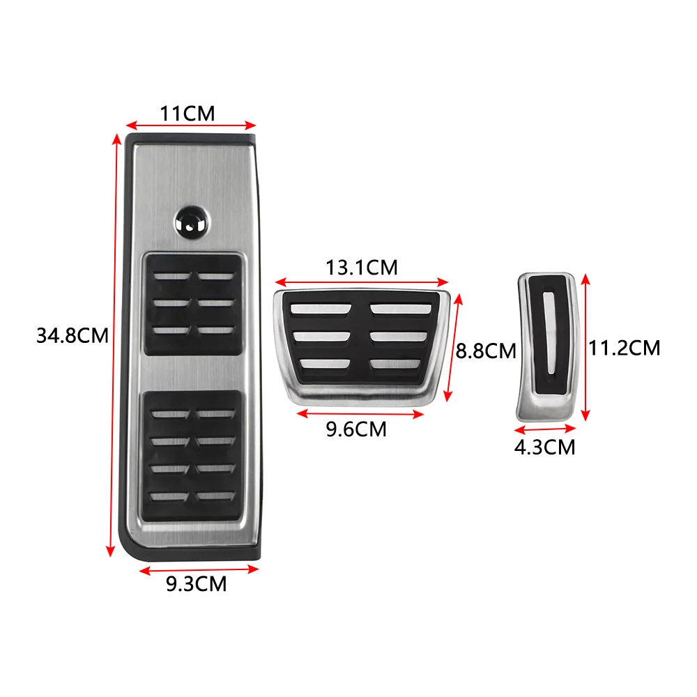 

Накладки На Педали Из Нержавеющей Стали Для Audi A4 B9 A5 F5 2016-2019 (газ, Тормоз