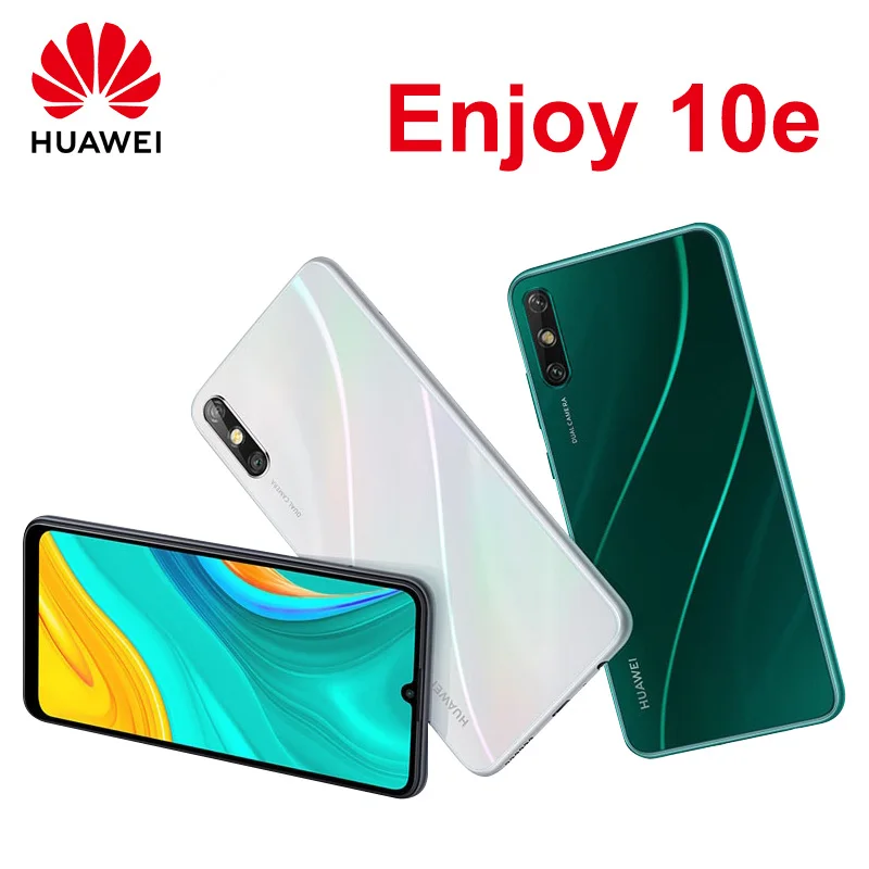 

Original HUAWEI Enjoy 10e Smartphone Android 6.3 inch 5000mAh 128GB ROM Cell phone Unlocked 4G Global Version Mobile phones