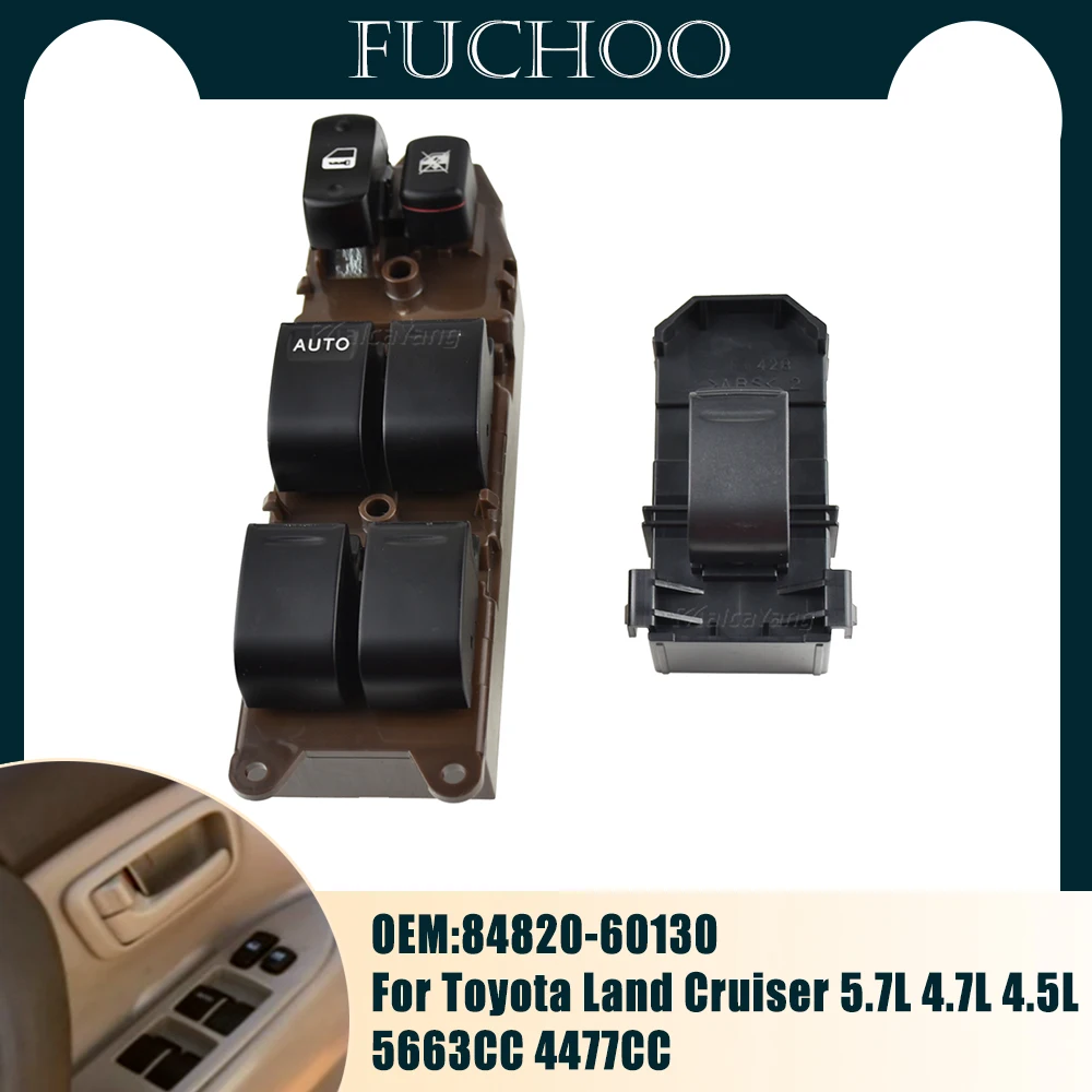 

Автомобильные аксессуары для Toyota Land Cruiser 84820 л 60130 л 8482060130 л 5663CC 4477CC главный переключатель стеклоподъемника-