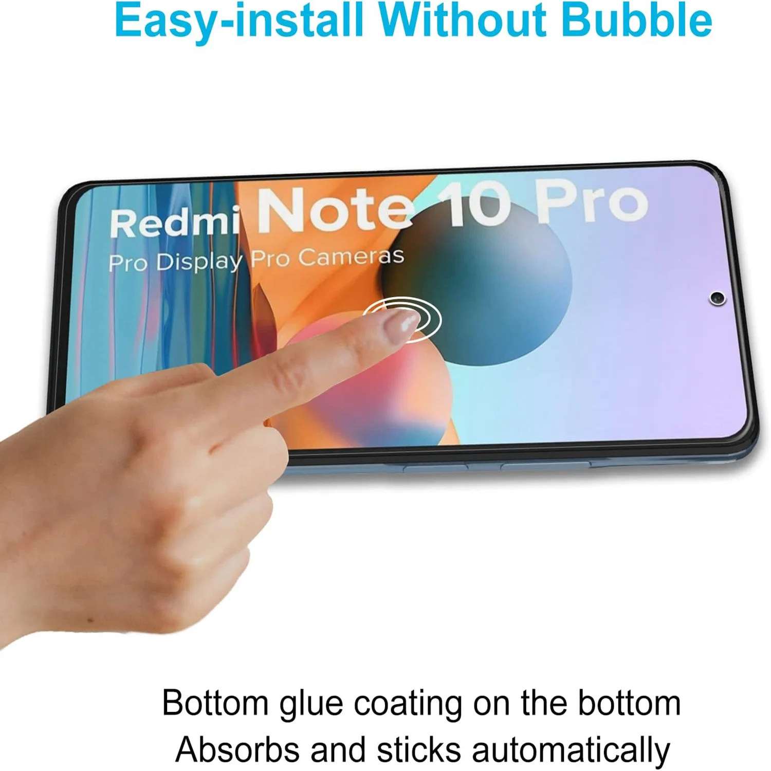 2/4Pcs Screen Protector Glass For Xiaomi Redmi Note 10 10S Pro 5G Tempered Glass Film