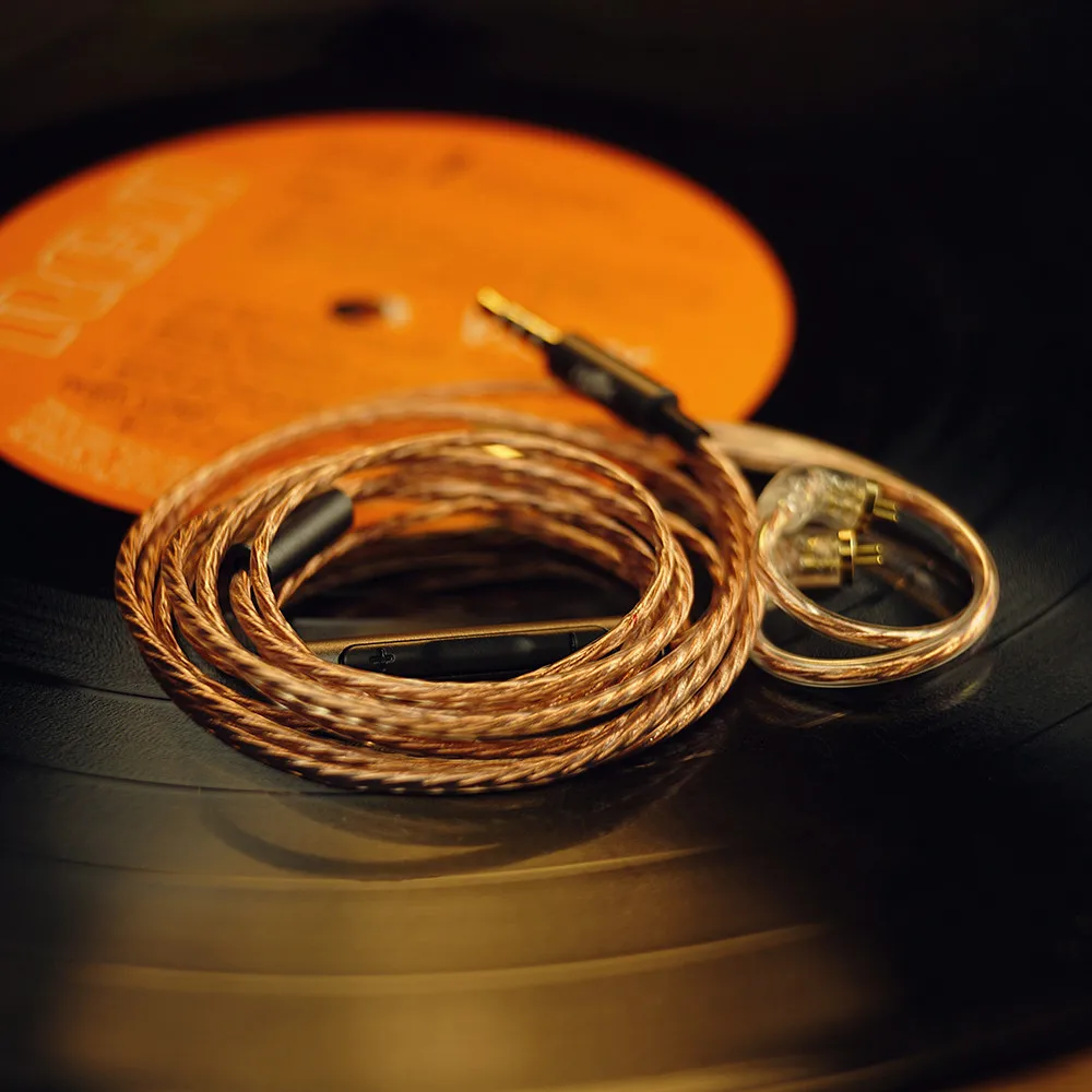 

Hi-Fi кабели Whizzer OFC5IS, 5N OFC, профессиональные, с регулятором громкости, 0,78 мм, 2Pin, 3,5 мм и микрофоном