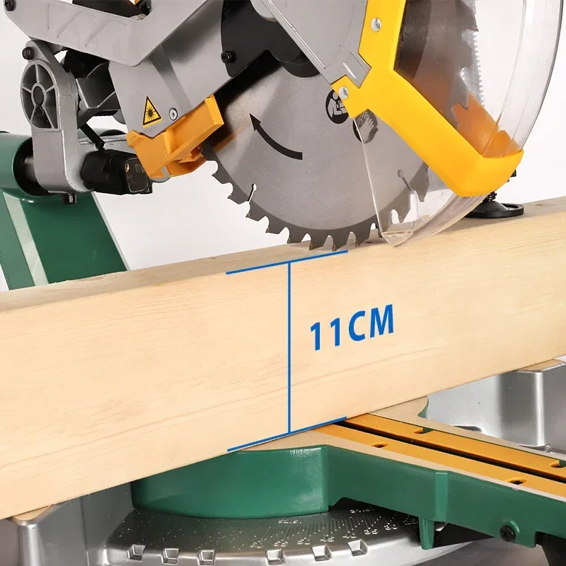 LUXTER 305 мм 2000 Вт скользящая торцовочная пила для деревообрабатывающих настольных