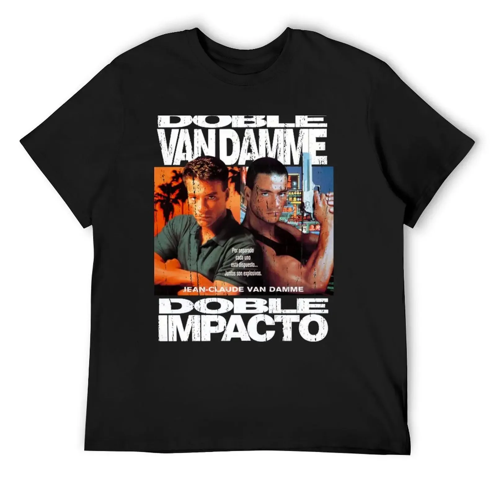 Футболка Doble Impact с потертостями футболка для спортивных болельщиков рисунком