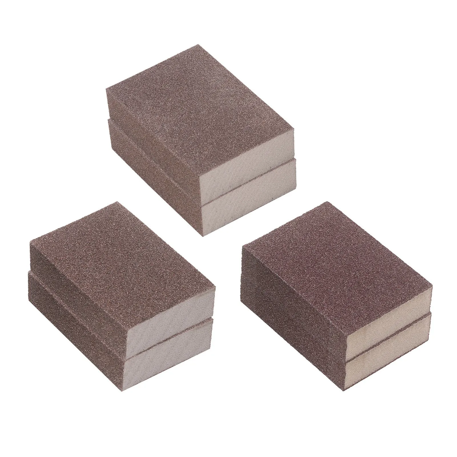 

Sanding Sponges 6-Piece Reusable Washable Sanding Blocks Set 60/120/240 Grit