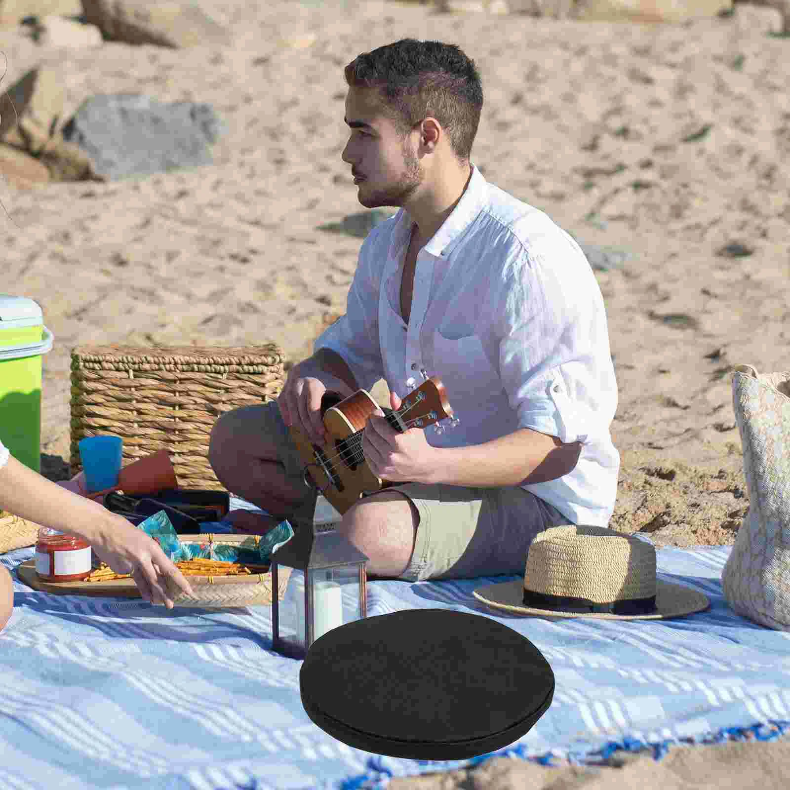 

Seat Cushion Chair Round Outdoor Cushions Fishing Stool Portable Mat Hiking Camping Supply Travel Foldable Chairs Carp