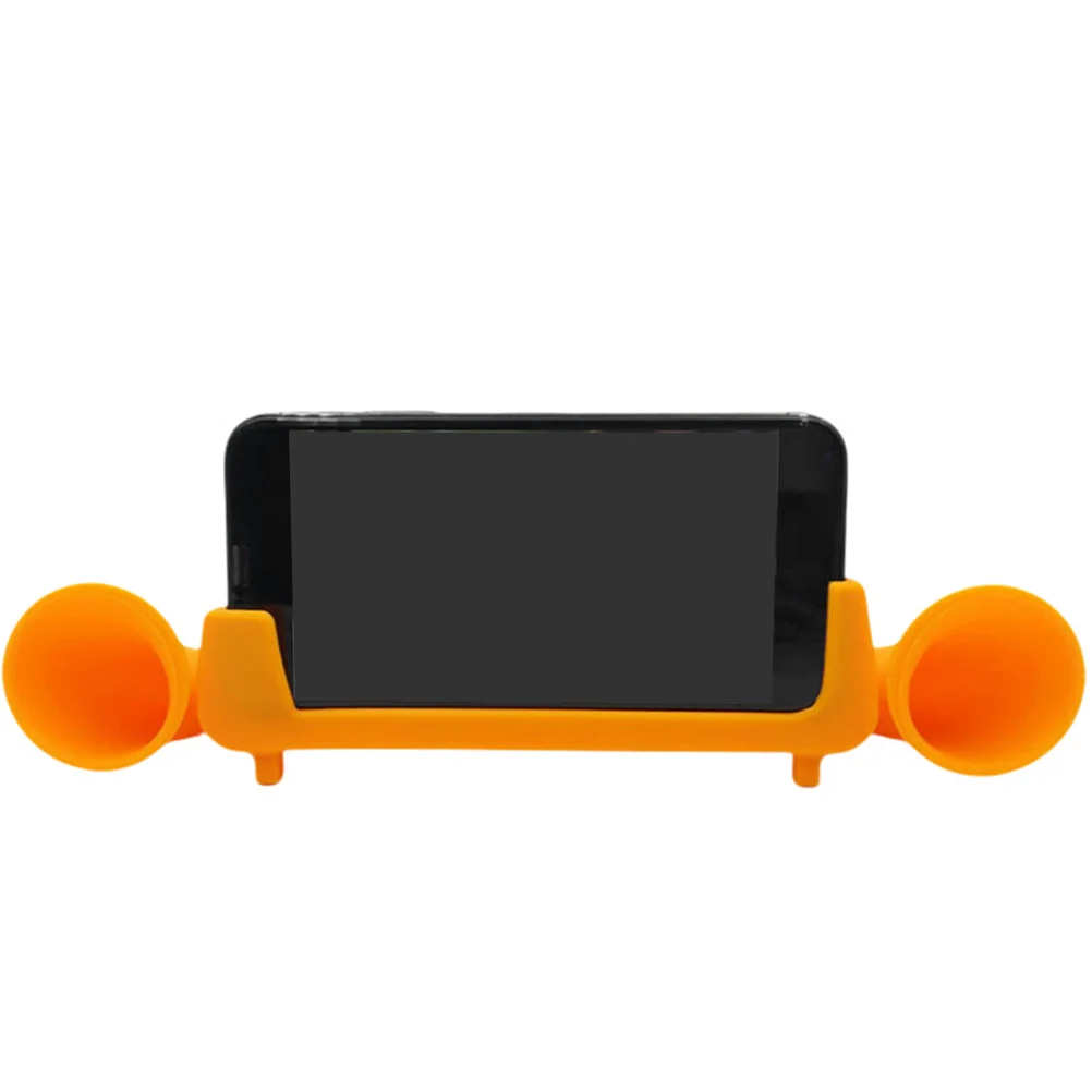 

Stand Holder Speaker Desktop Mobile Magnifier Voice Amplifier Soundmount Double Decorative Silicone Bracket Cell Display