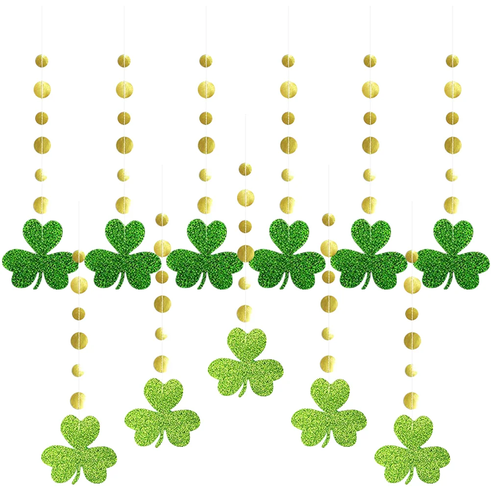 

Decor Dayshamrocks Hanging St Patricks Ornament Party Props Indoor Supplies S Patrick Scene Pendant Themed Outdoor Home Design