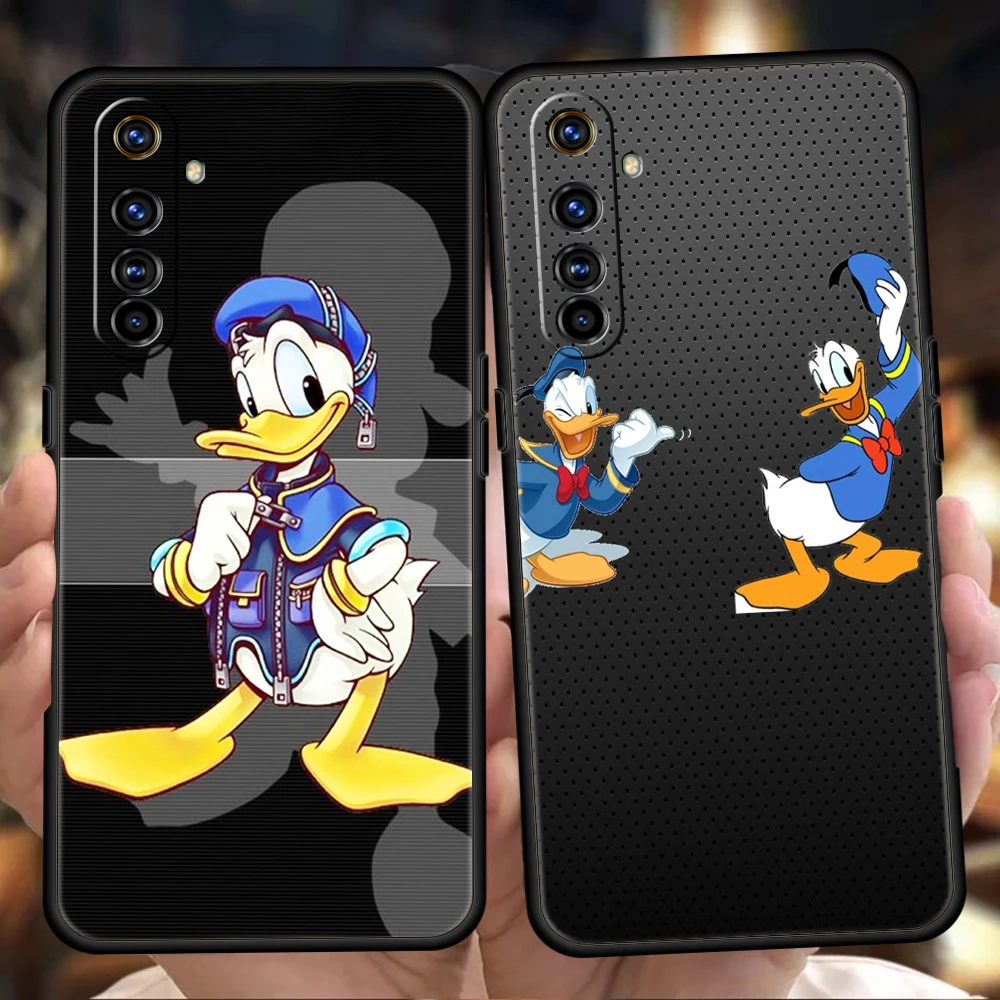 

Donald Cartoon Phoen Case Cover For Realme 8i 9i 9 8 7 6 Pro C25 C21 C11 C3 GT2 Pro Plus 5G Silicone Shockproof Shell Fundas TPU
