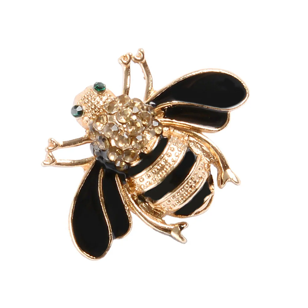 

2PCS Lovely Small Bee Brooch Cartoon Bee Shaped Brooch Fashion Bee Breastpin Creative Bee Shaped Female Brooch Brooches