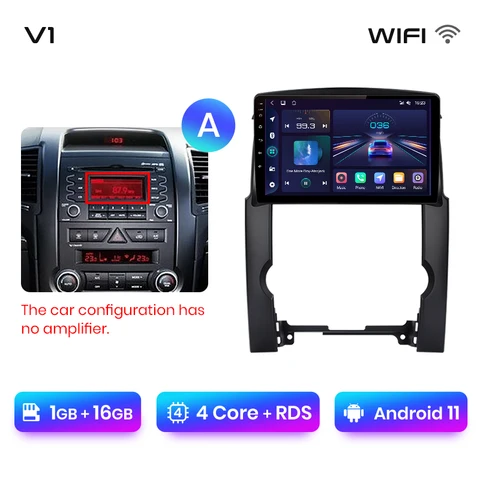 Junsun V1pro Беспроводной CarPlay автомагнитола Android Auto Аудио для авто мультимедиа автомобиля для киа соренто хм For Kia Sorento 2 XM 2009 - 2012 4G 2дин магнитола андройд GPS магнитола для авто