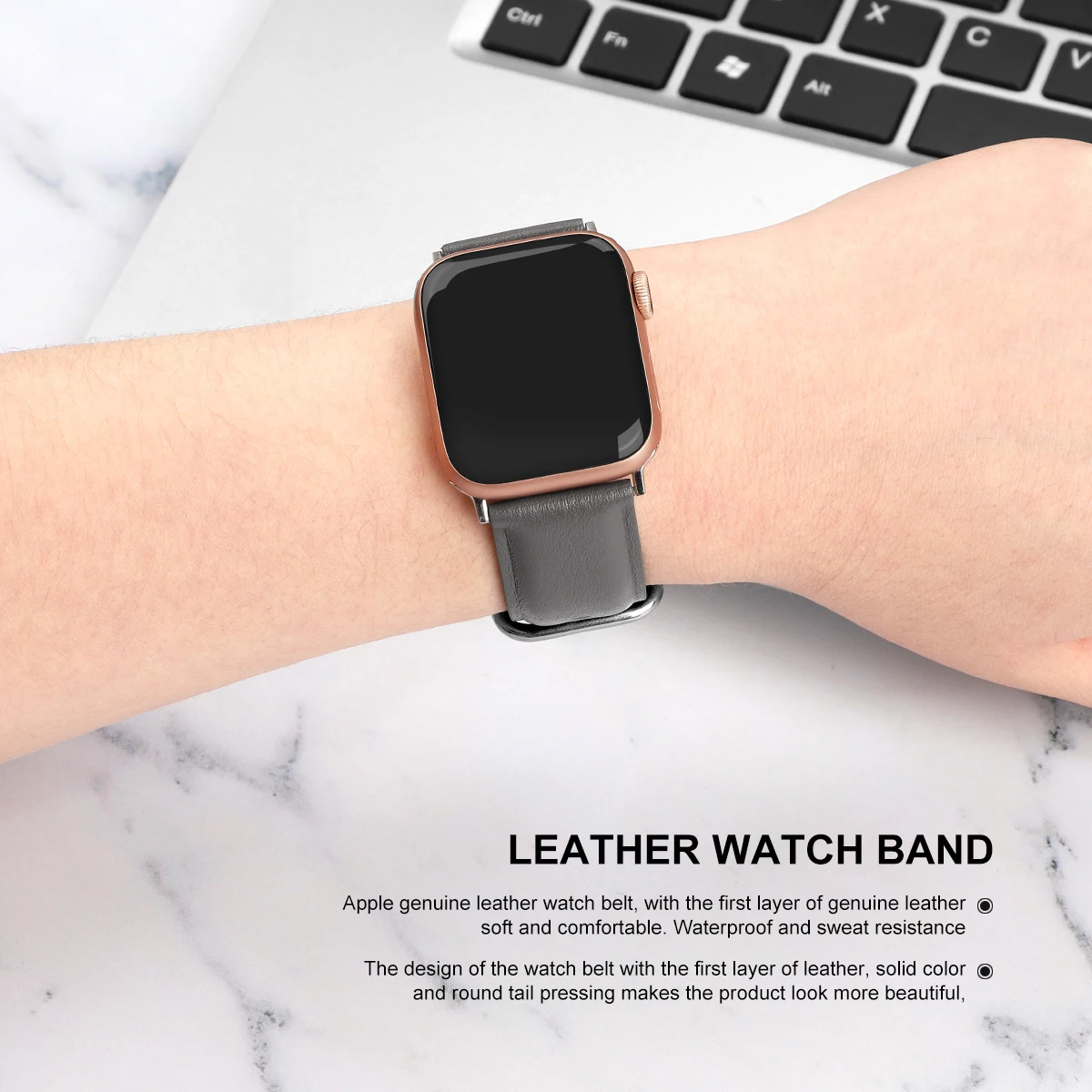 

Leather Watchbands For Apple Bracelet 38mm 40mm 41mm 42mm 44mm 45 Wrist Band Bracelet Watch Replacement Bands Accessories