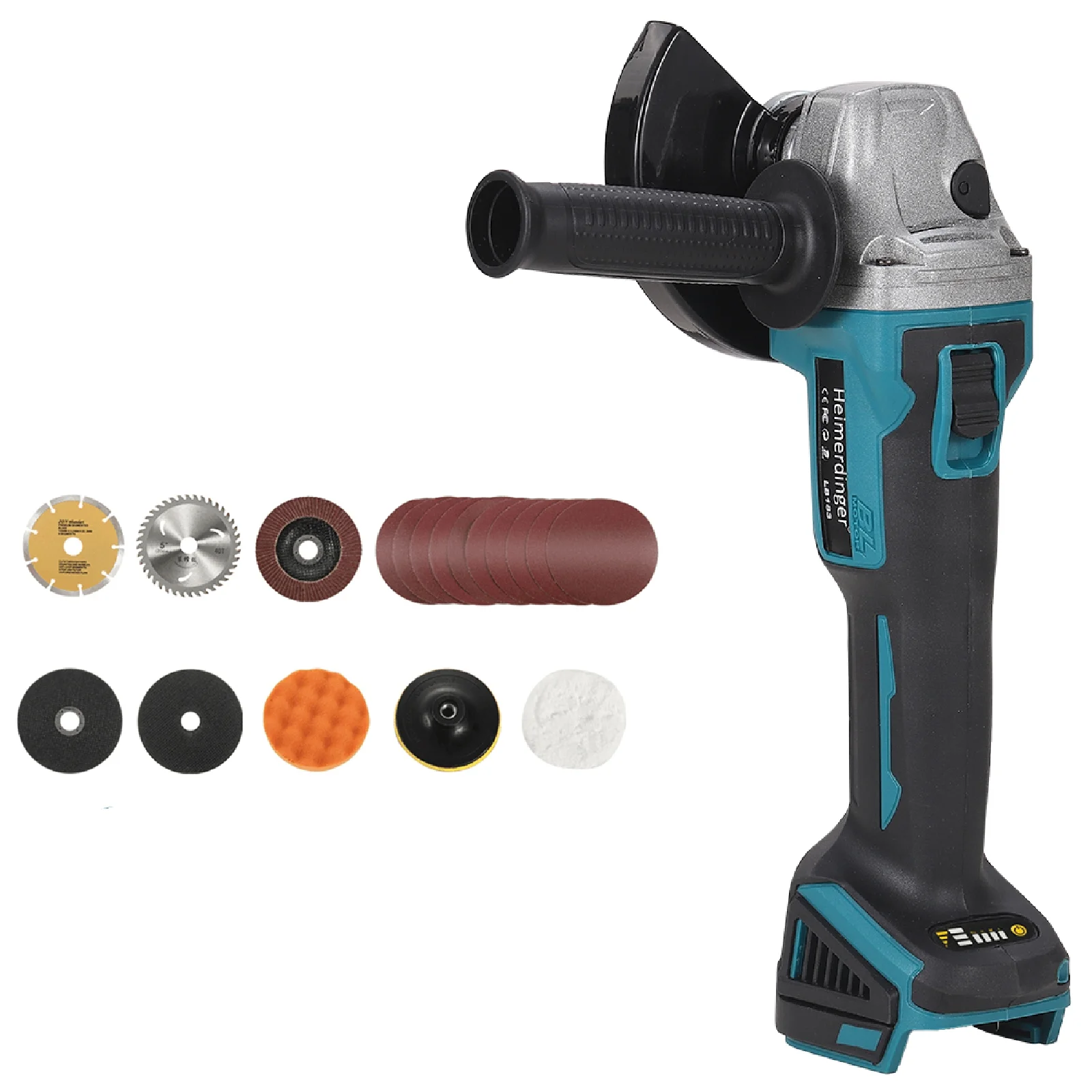 

Heimerdinger Беспроводная угловая шлифовальная машина 18В Makita