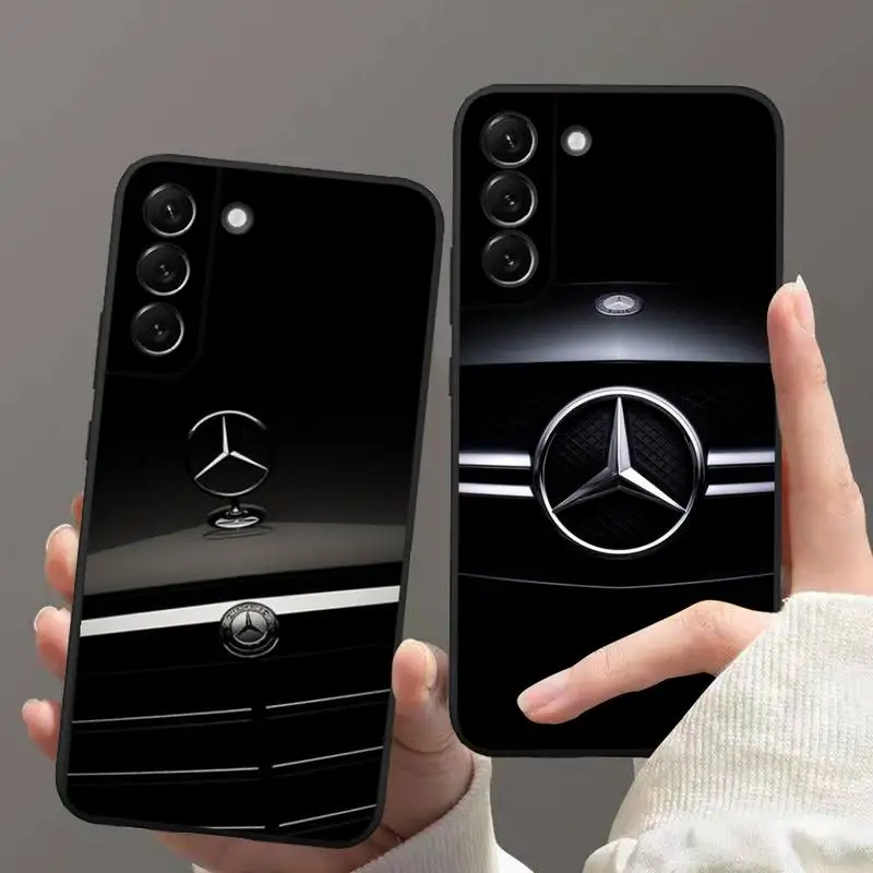 

Sports Amg Benz Car Phone Case for Samsung Galaxy S22 S21 Ultra S20 FE S9 Plus S10 5G lite 2020 M-mercedes Silicone Funda Cover