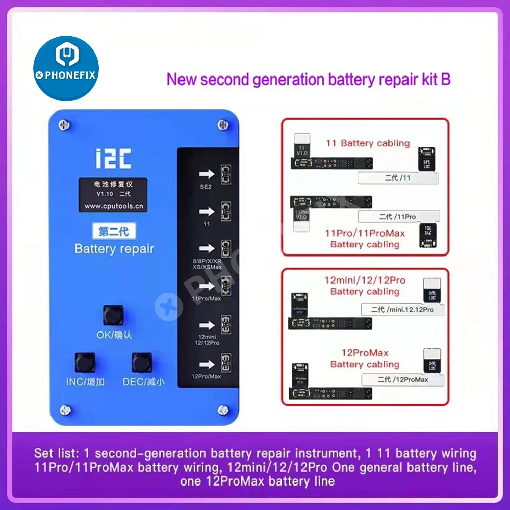 Программатор i2C для восстановления и шифрования аккумуляторов iPhone 11 12 13pro max |