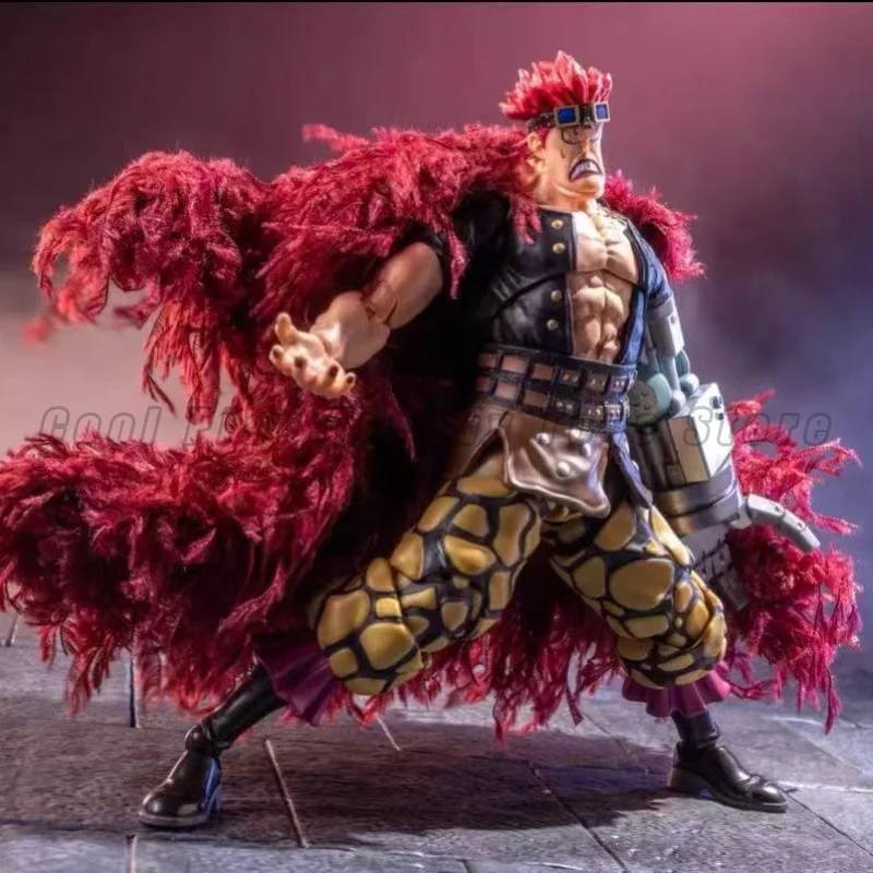 Фото [В наличии] Оригинальный конструктор Bandai One Piece SHF: Эустас Кид – Атака на Онигашиму, коллекционная модель, фигурка, игрушка №2
