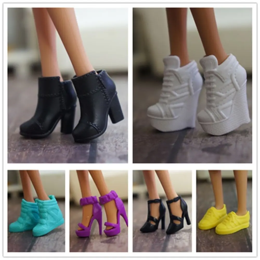 NK Hot sale Doll Shoes Colorful Cute Heels Fashion Hangers F