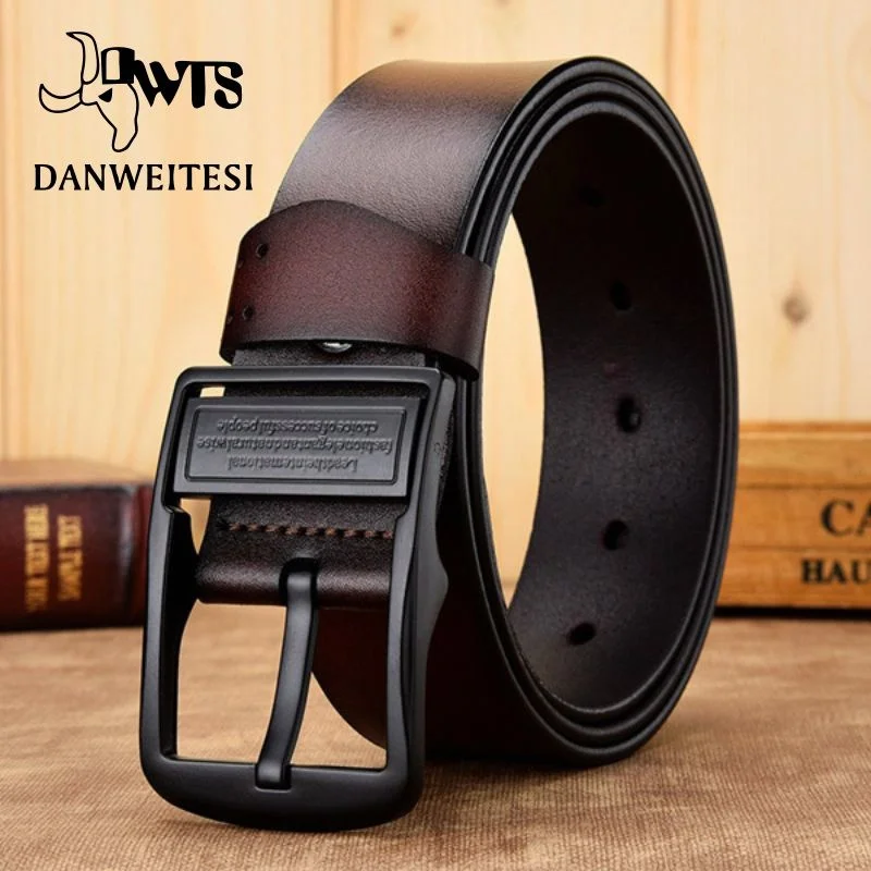 []Men Belt Male High Quality Leather Belt Men Male Genuine Leather Strap Luxury Pin Buckle Fancy Vintage Jeans Fr Shipping