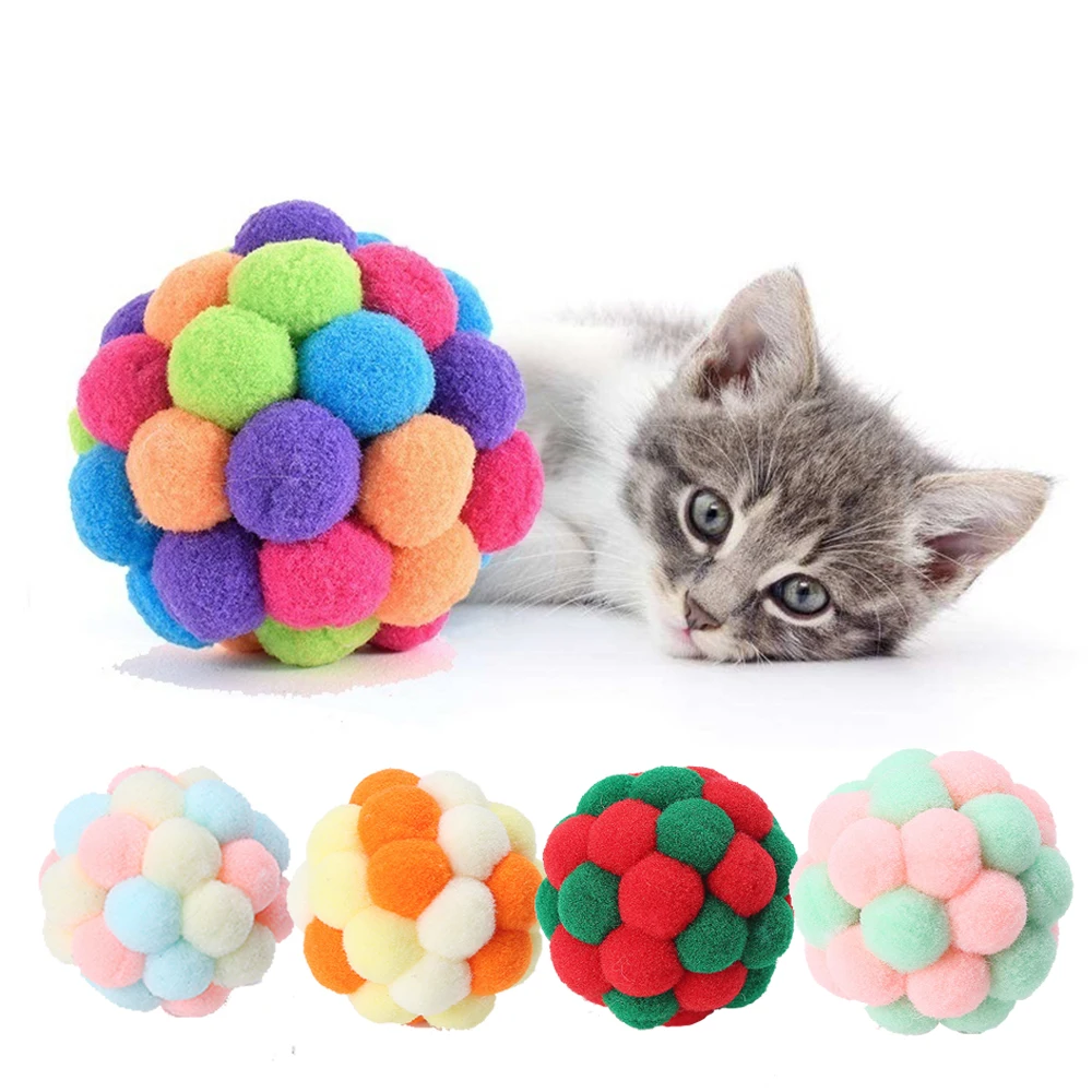 

Смешные кошки ручной работы, надувной мяч, игрушки, котенок, плюшевый мяч-колокольчик, мышь, игрушка, планета, шар, интерактивные аксессуары ...